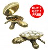 BR23073X - 2 PCS Brass & Mother of Pearl Turtle Box